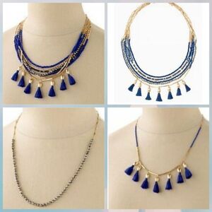 Stella and Dot Tulum Tassel Necklace